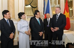 Chủ tịch nước Trương Tấn Sang tiếp tục các hoạt động tại CH Séc